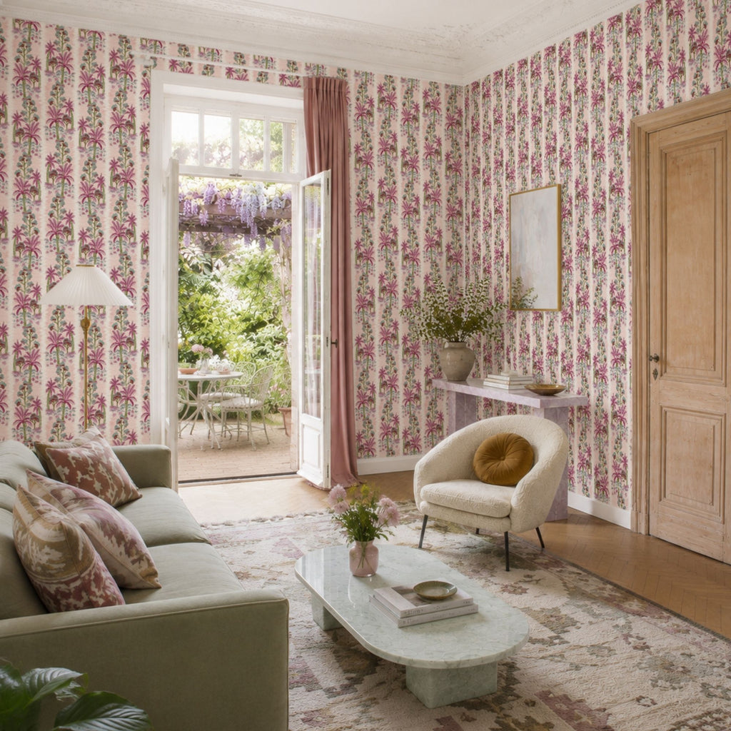 Wallpaper Indian Floral - Aimee