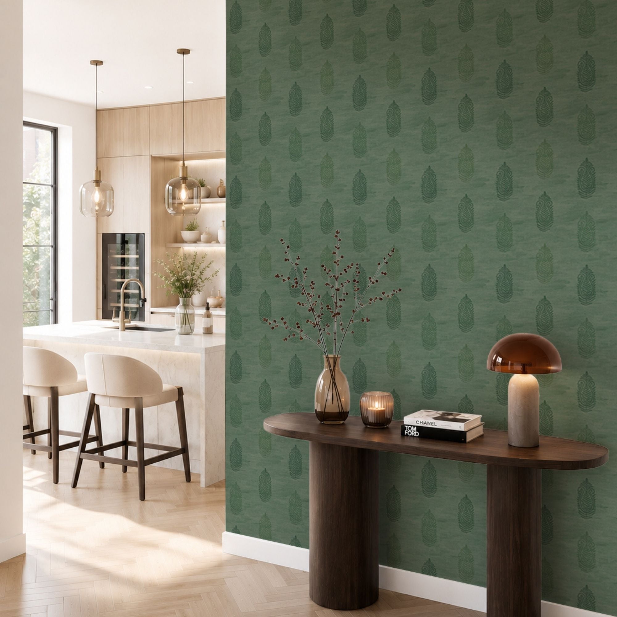 Wallpaper Indian Floral - Aimee