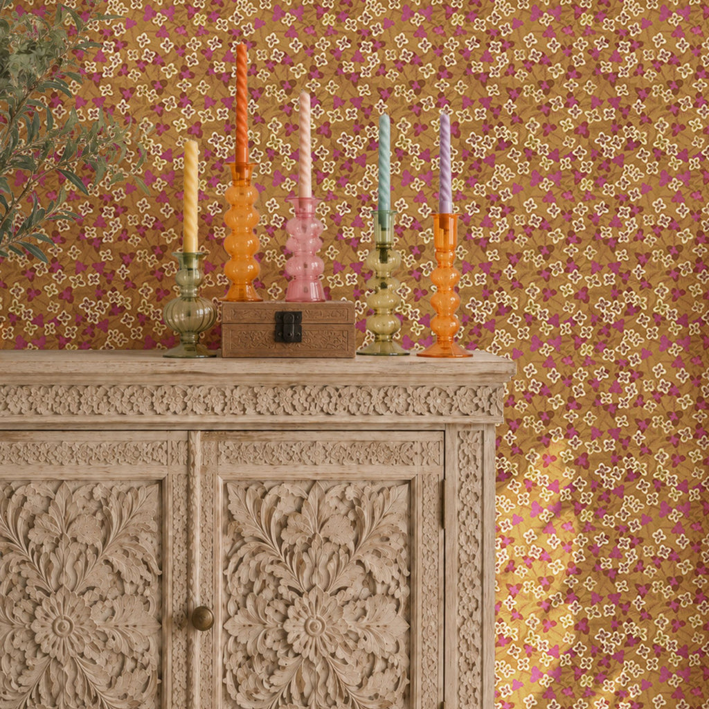 Wallpaper Indian Floral - Aimee
