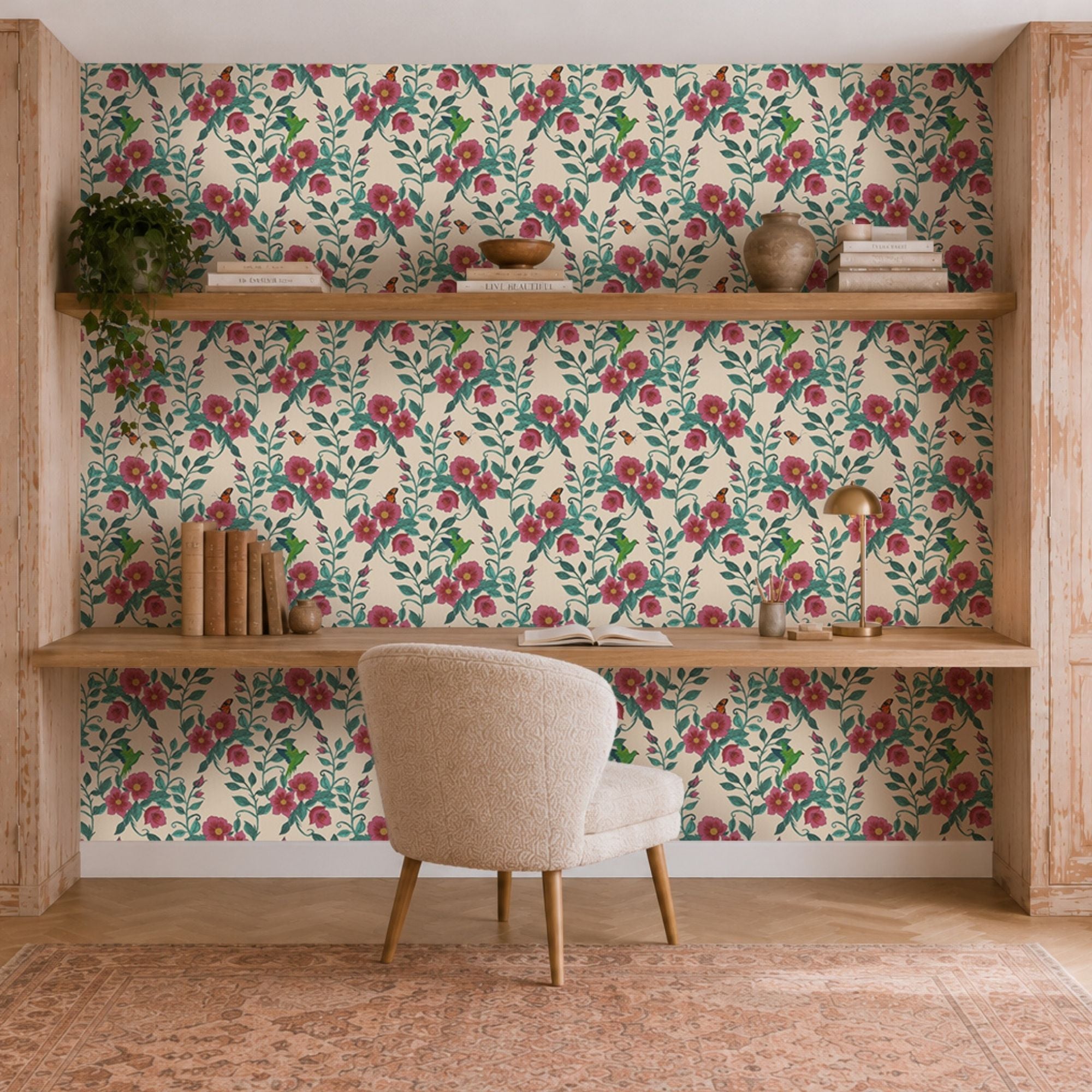 Wallpaper Indian Floral - Aimee