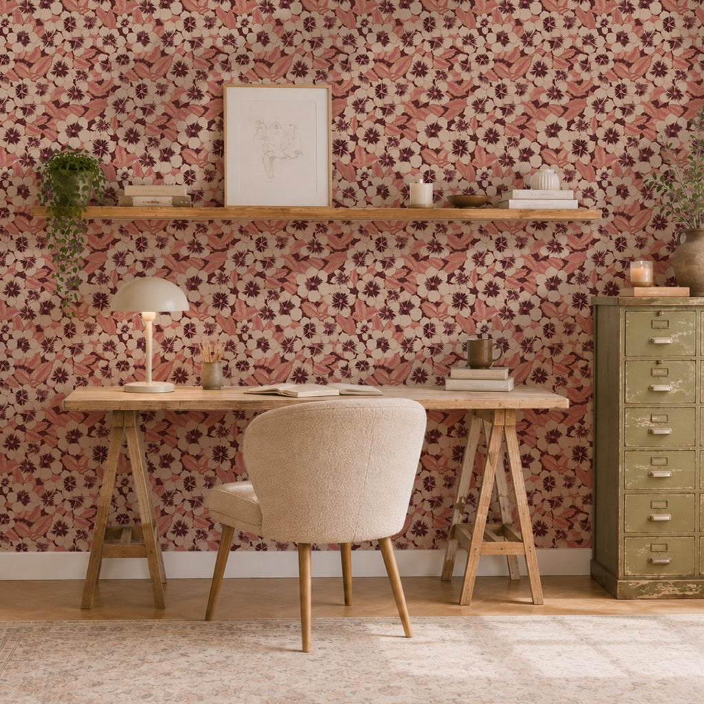 Wallpaper Indian Floral - Aimee