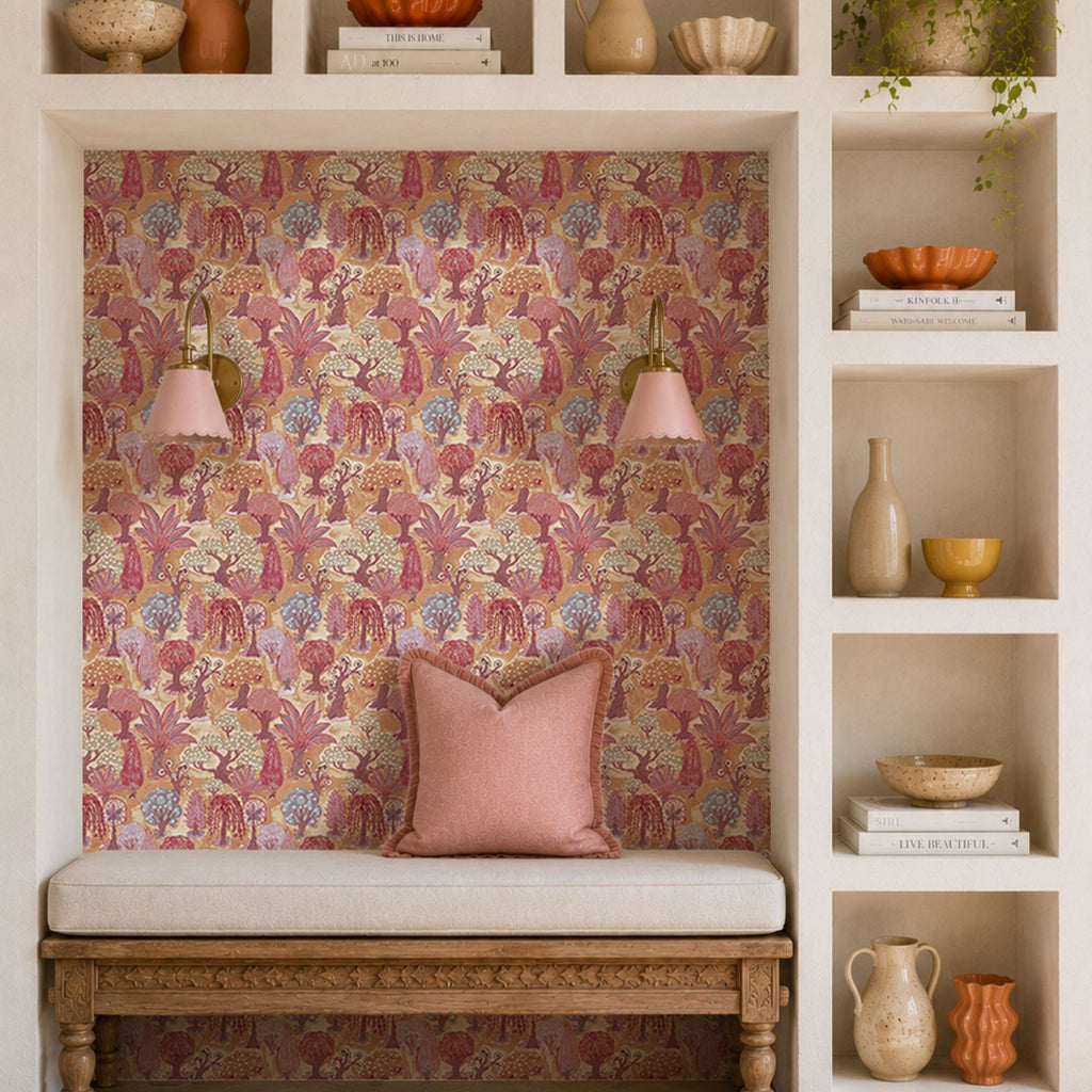 Wallpaper Indian Floral - Aimee