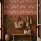 Bloemen behang | Khila - Tamba Copper