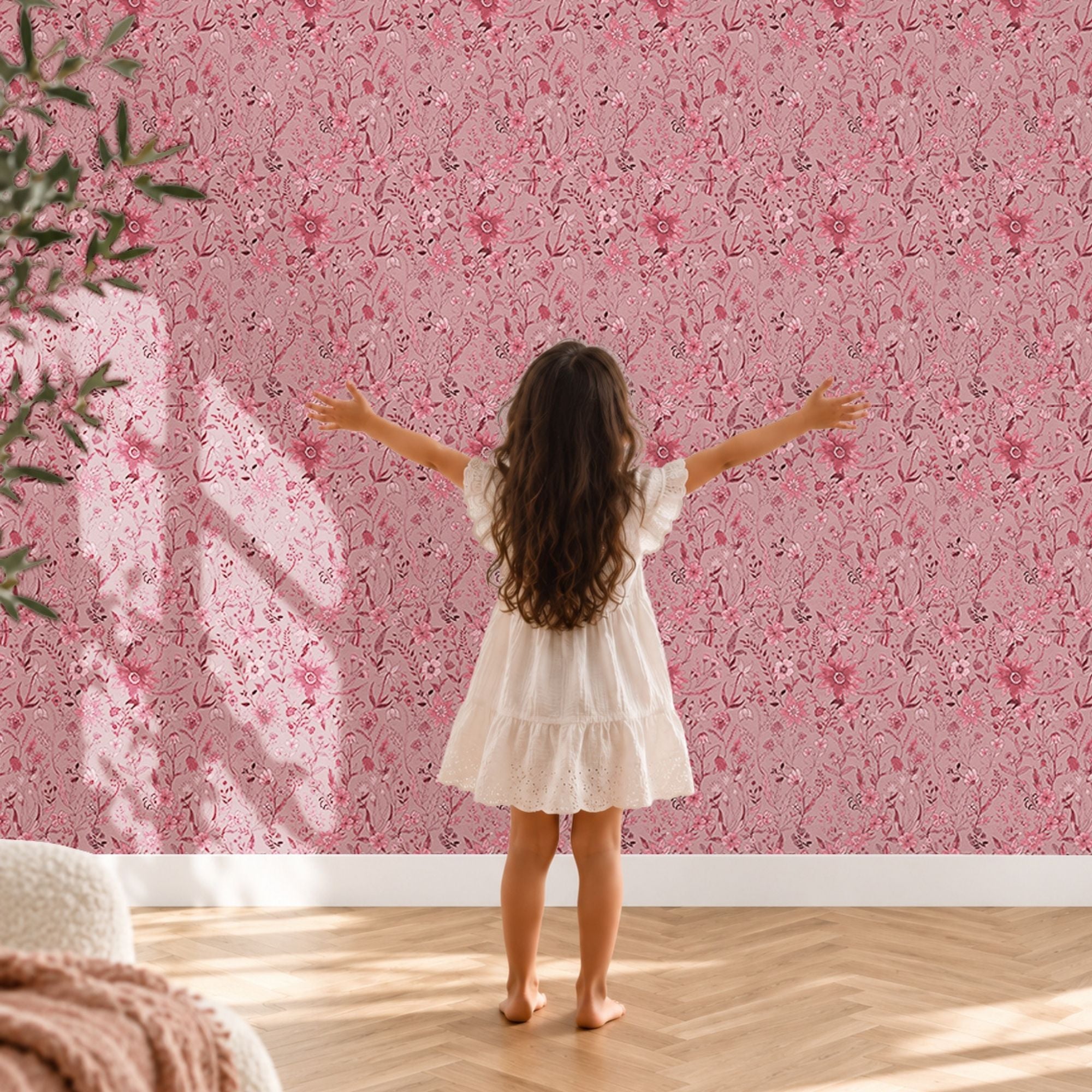 Wallpaper Indian Floral - Aimee