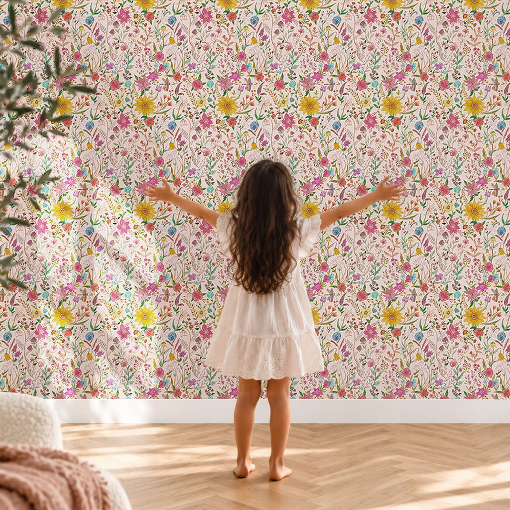 Wallpaper Indian Floral - Aimee