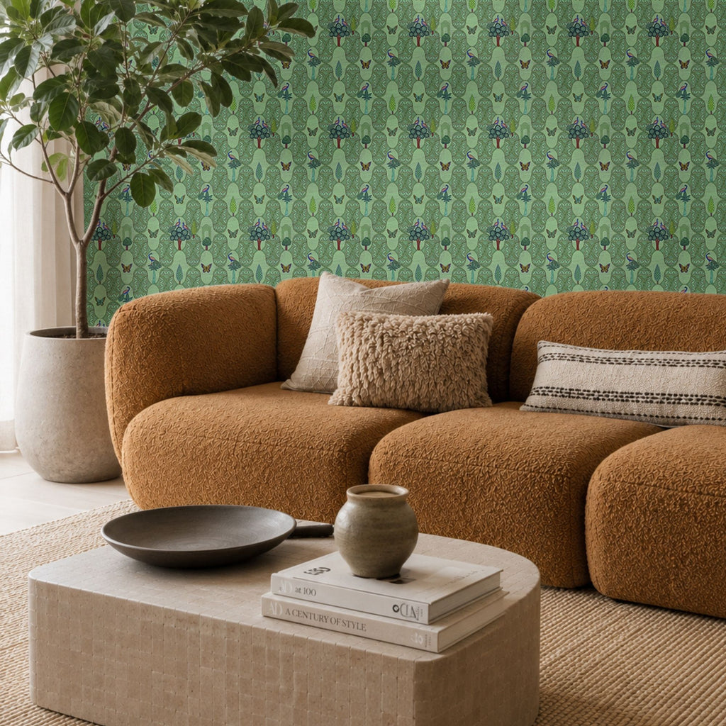 Wallpaper Indian Floral - Aimee