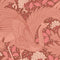 Behang met vogels en bloemen - Proud Birds - Fraise