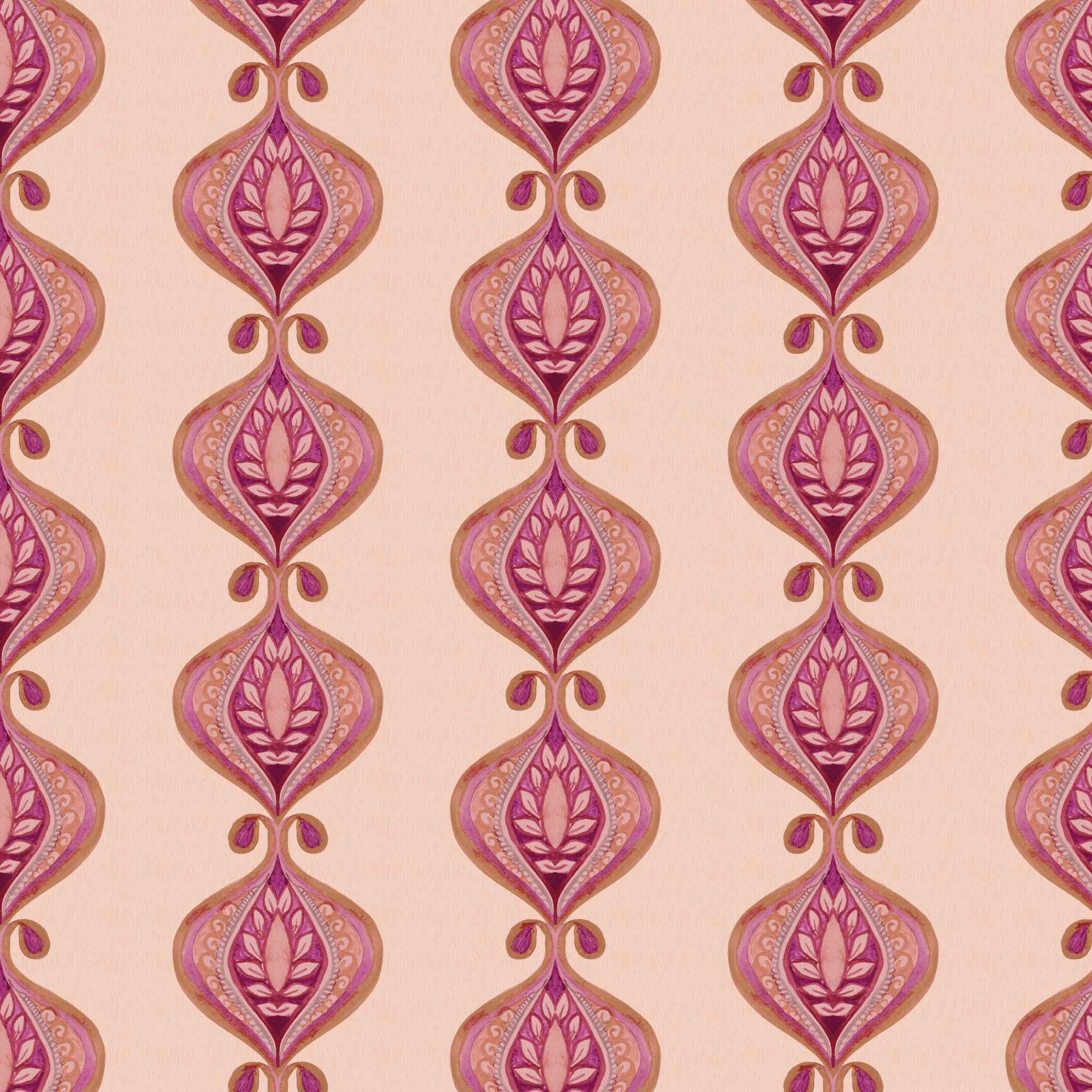 Wallpaper Indian Floral - Aimee
