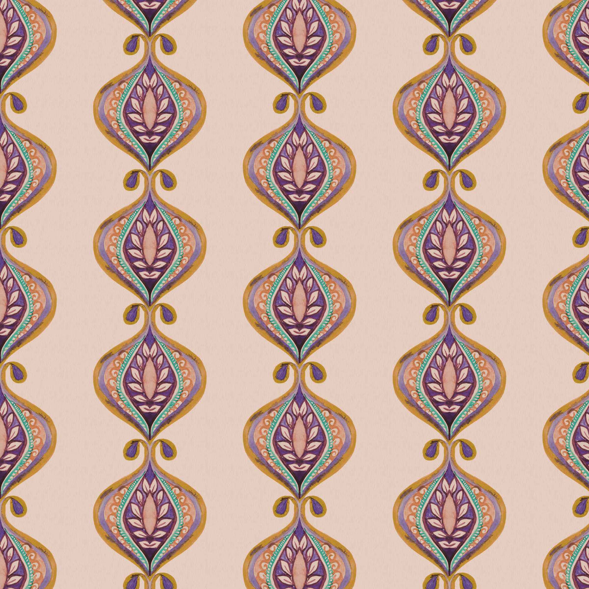 Wallpaper Indian Floral - Aimee