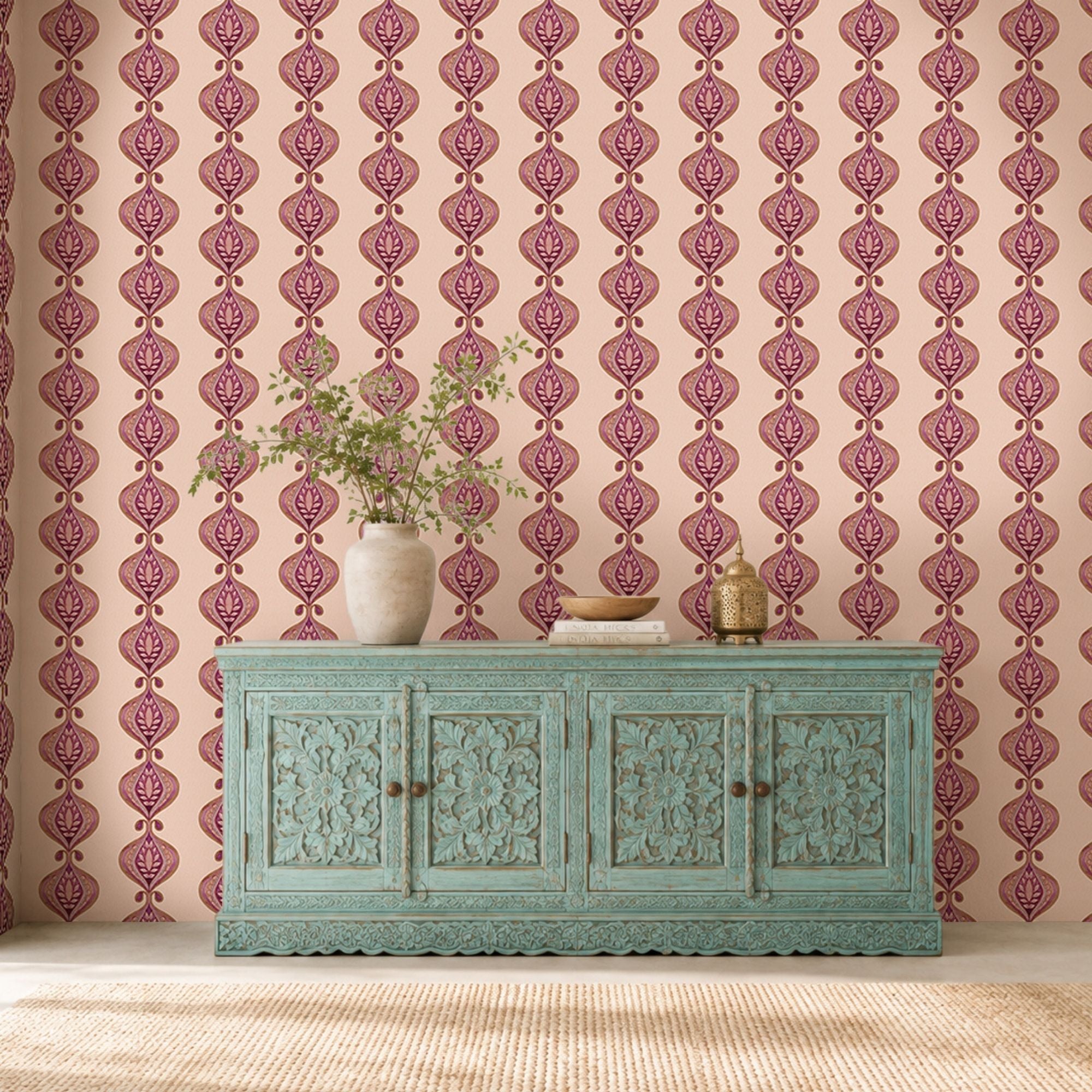 Wallpaper Indian Floral - Aimee Secondary image
