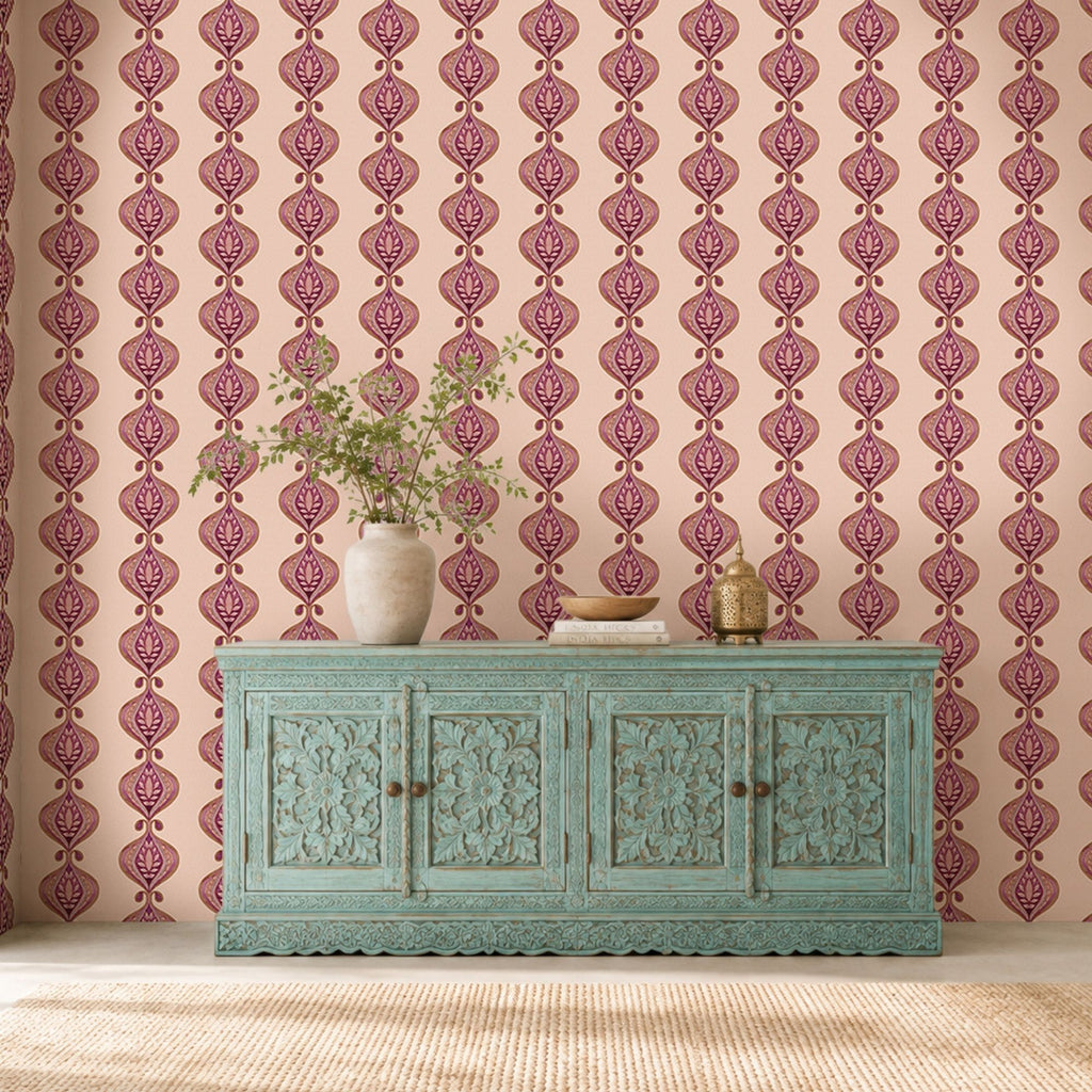 Wallpaper Indian Floral - Aimee