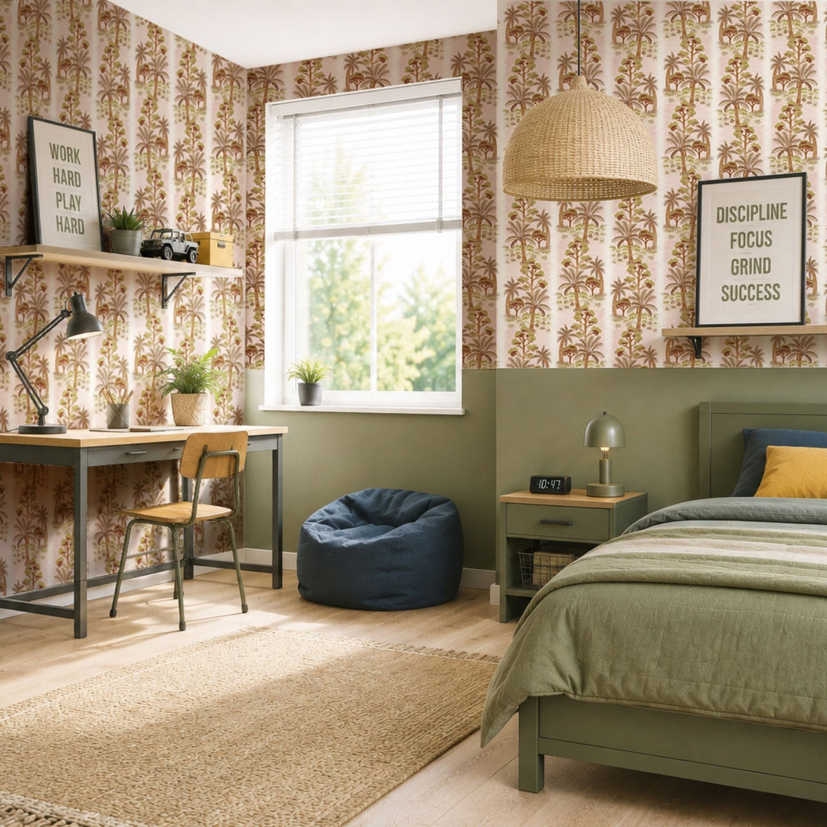 Wallpaper Indian Floral - Aimee