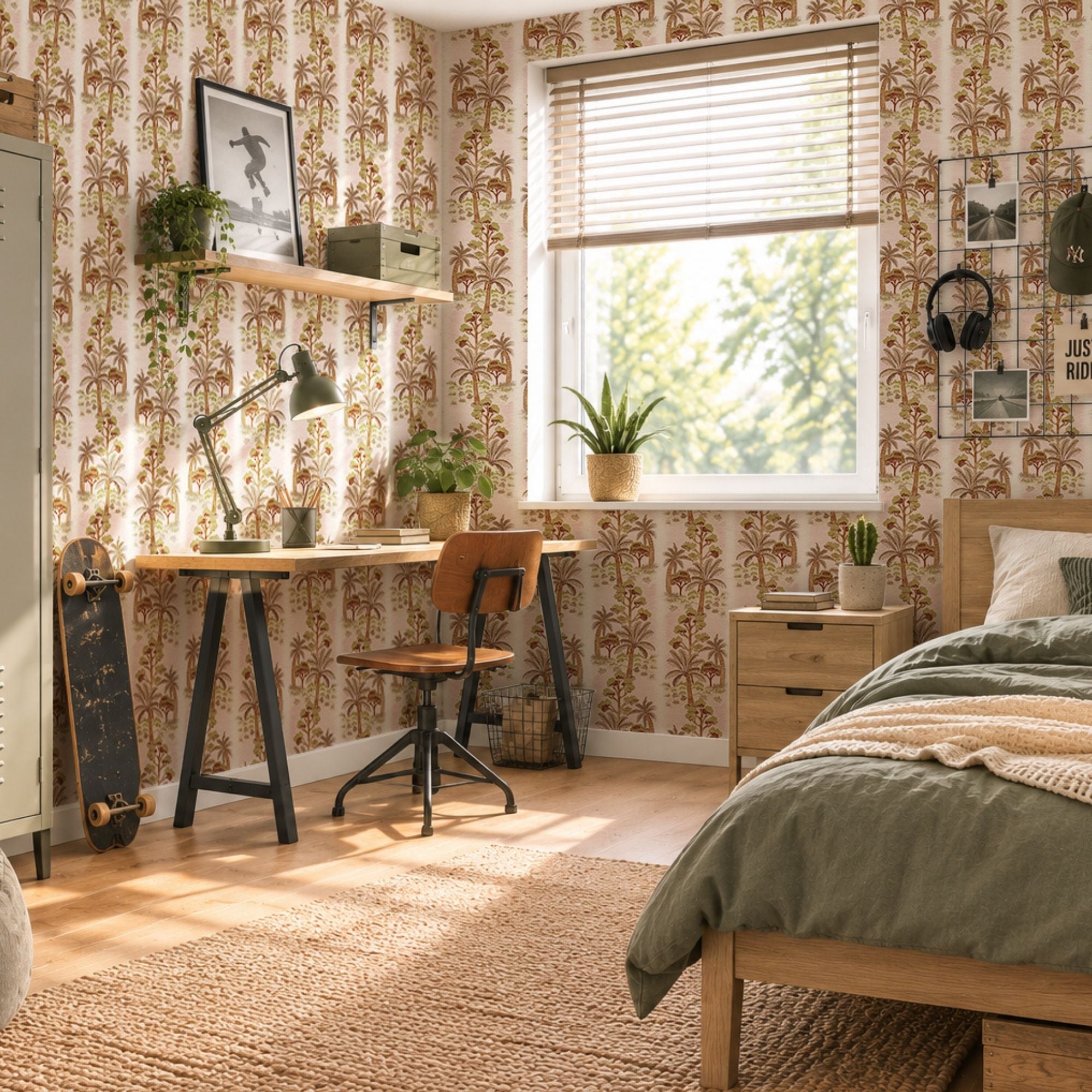 Wallpaper Indian Floral - Aimee