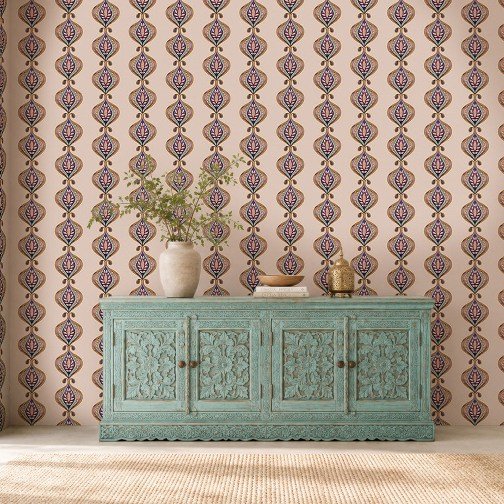 Wallpaper Indian Floral - Aimee