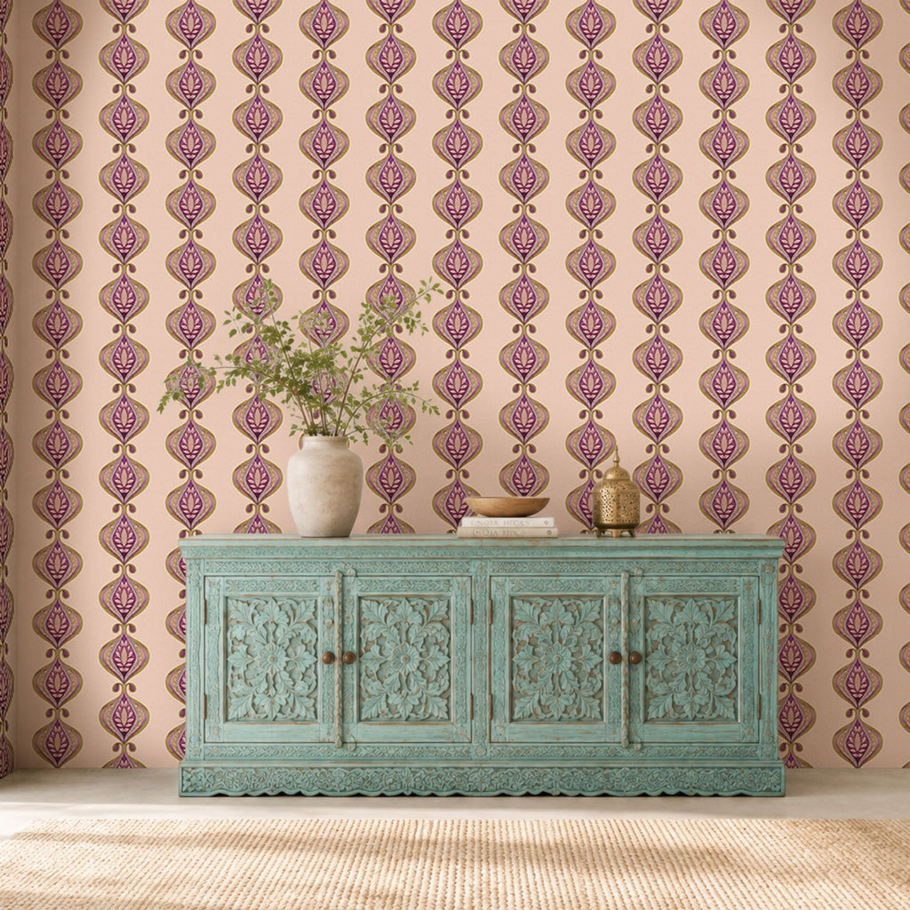 Wallpaper Indian Floral - Aimee