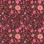Bloemen behang | Junglee Phool - Wildflowers - Chocolate Cherry