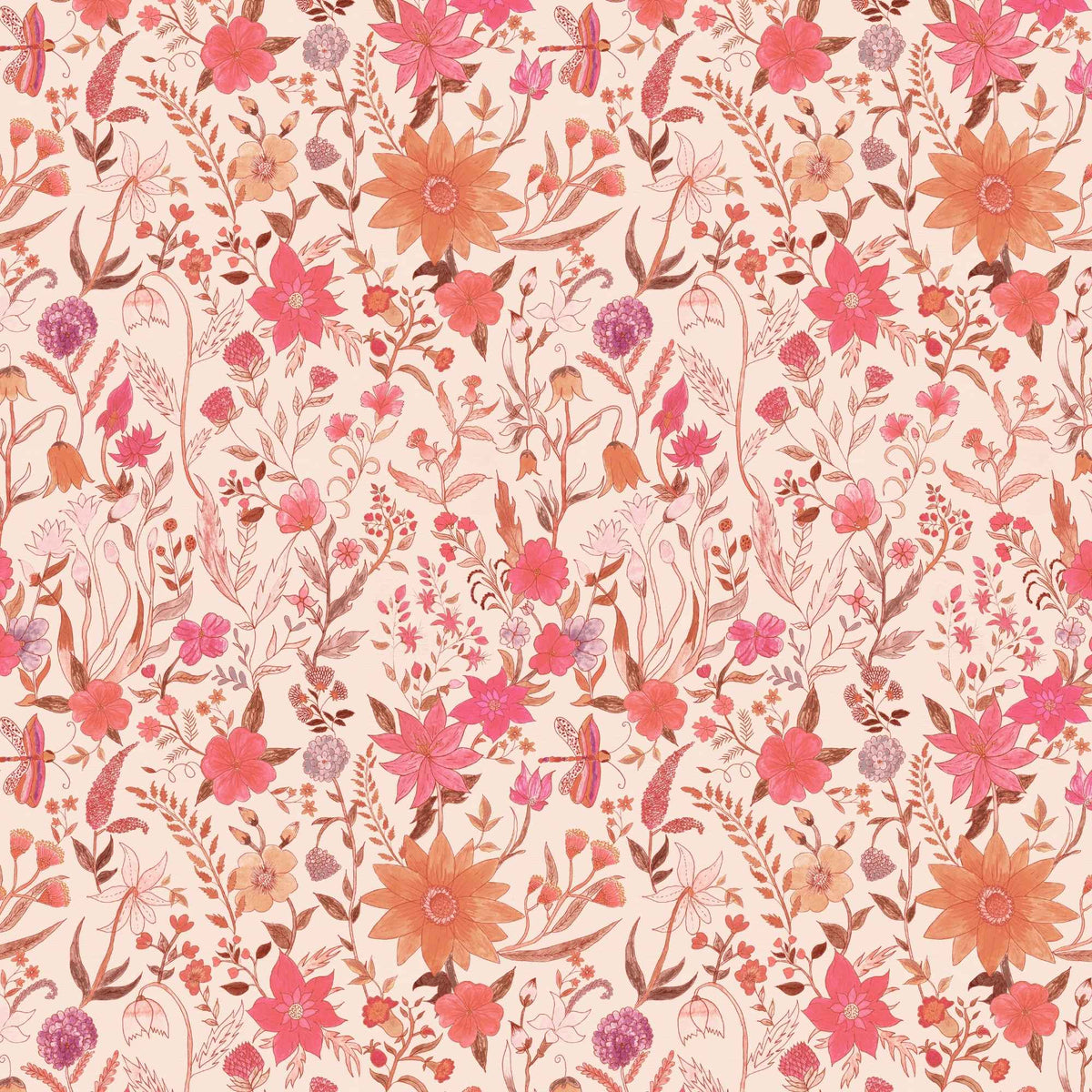 Wallpaper Indian Floral - Aimee