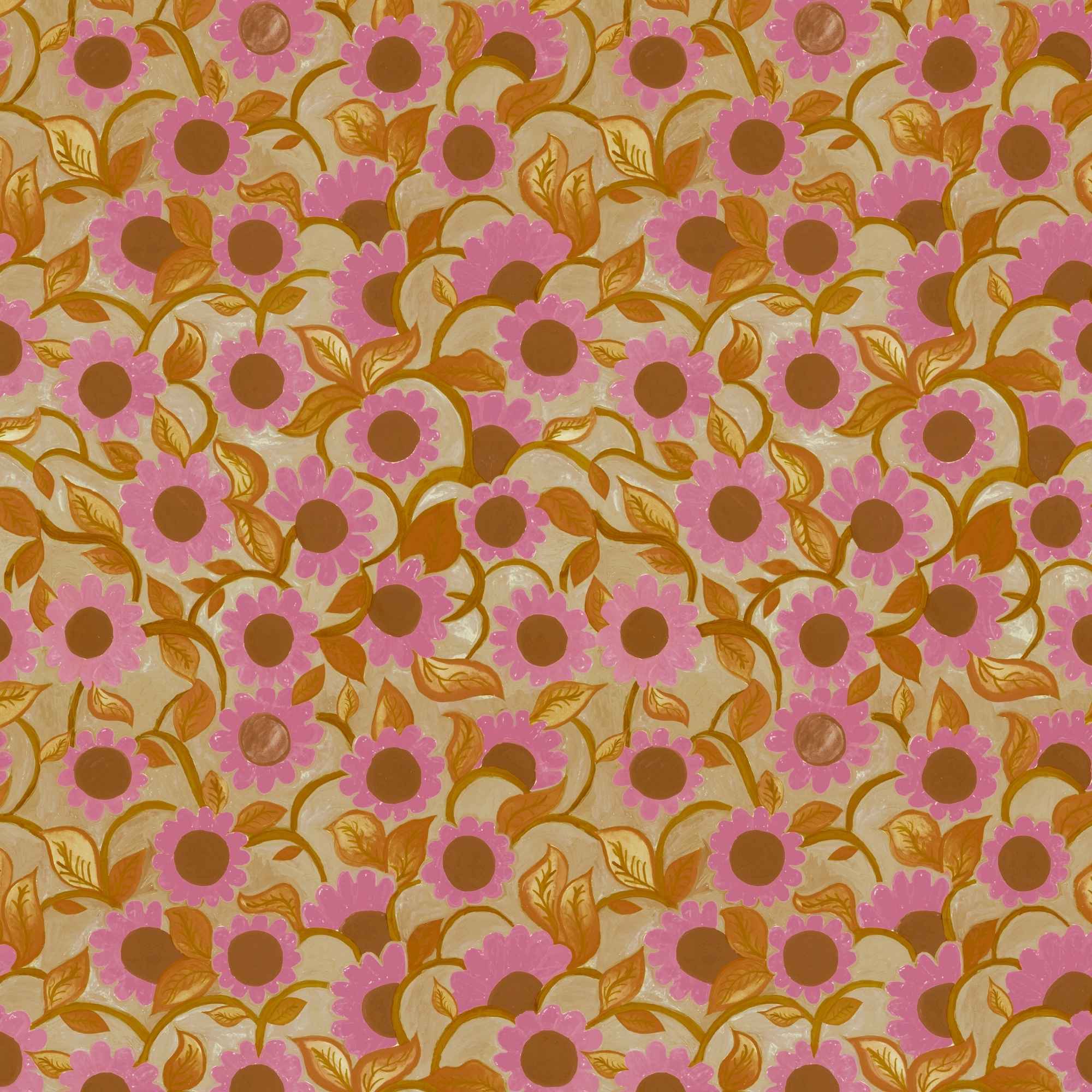 Wallpaper Indian Floral - Aimee