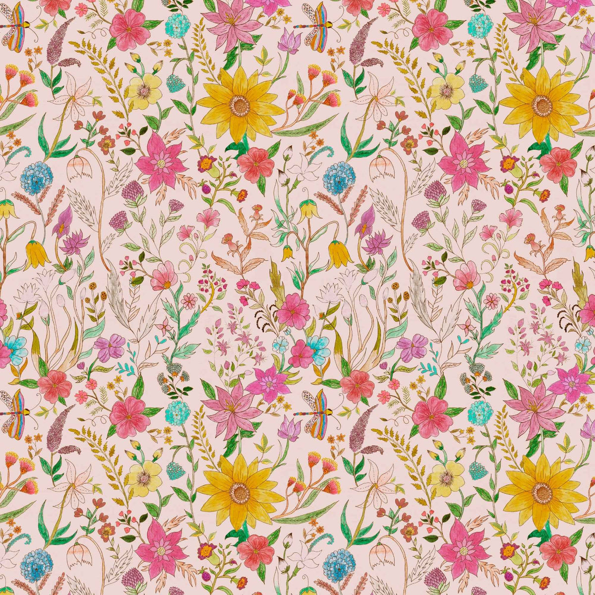 Wallpaper Indian Floral - Aimee