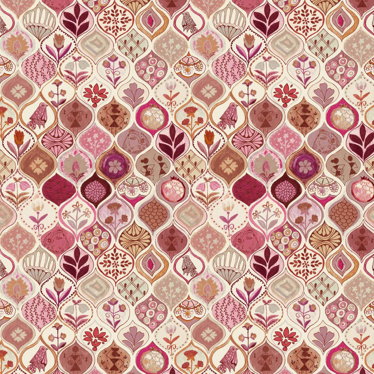 Wallpaper Indian Floral - Aimee Main image