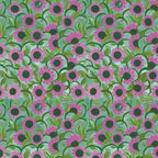 Bloemen behang | Suraj Choomi - Sun Kissed Petals - Firoza