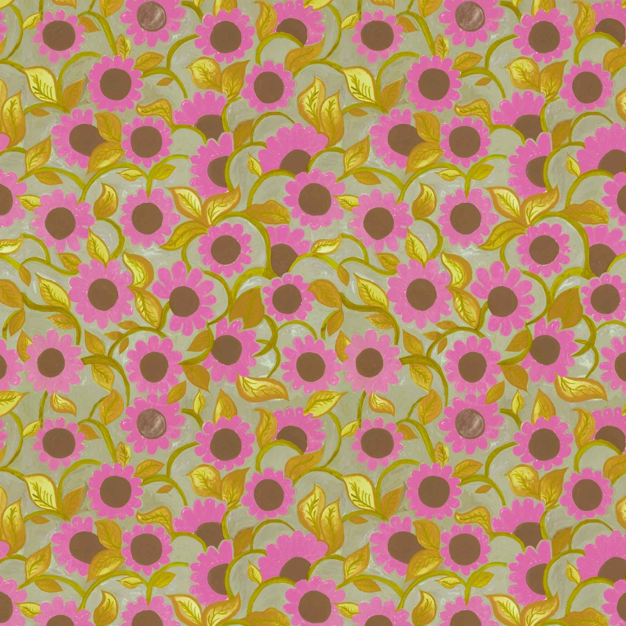 Wallpaper Indian Floral - Aimee