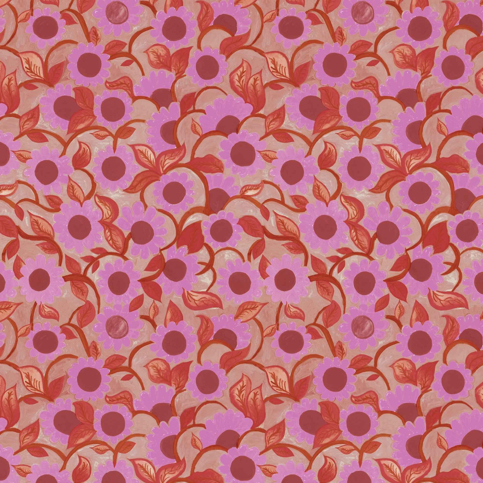 Wallpaper Indian Floral - Aimee