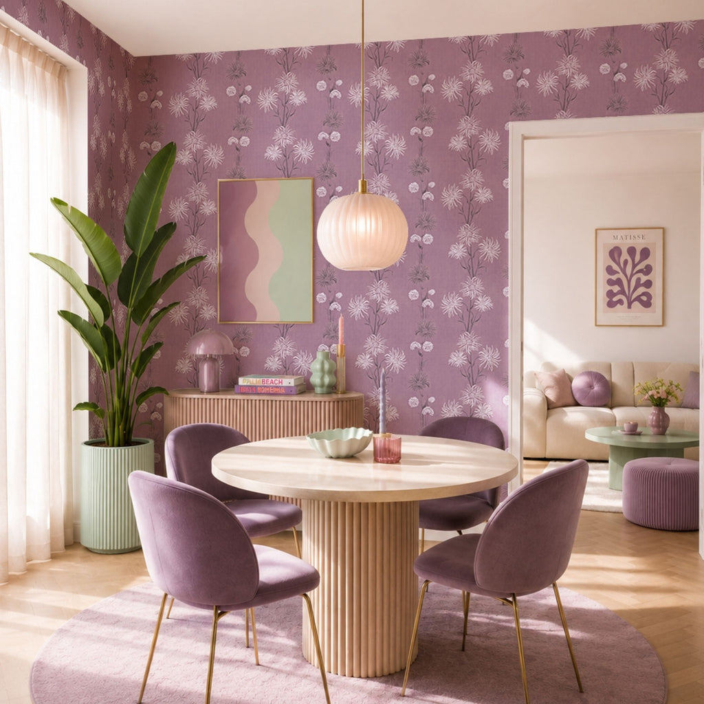 Wallpaper Indian Floral - Aimee
