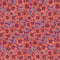Bloemen behang | Sada Bahaar - Eternal Bloom - Coral Plum