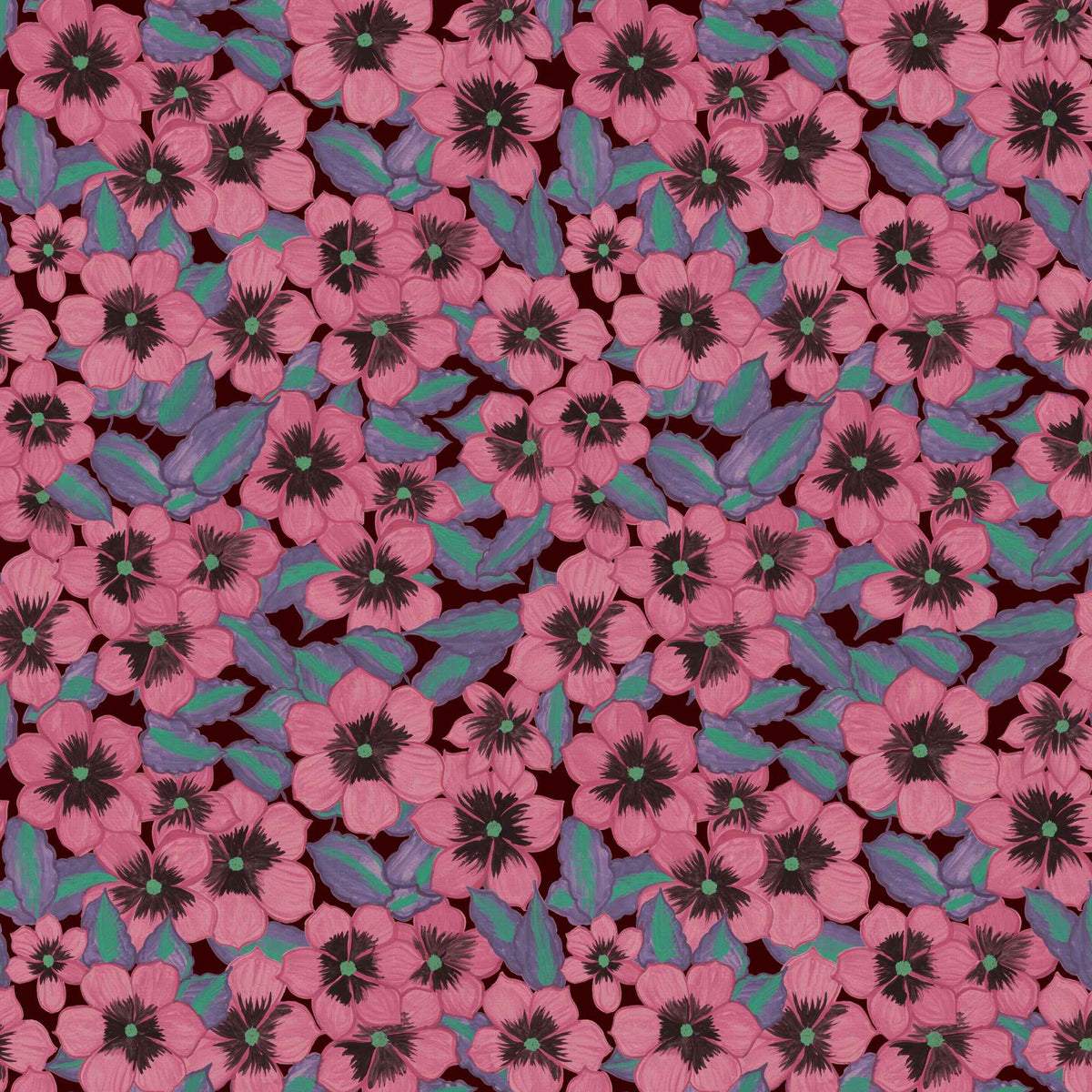 Wallpaper Indian Floral - Aimee