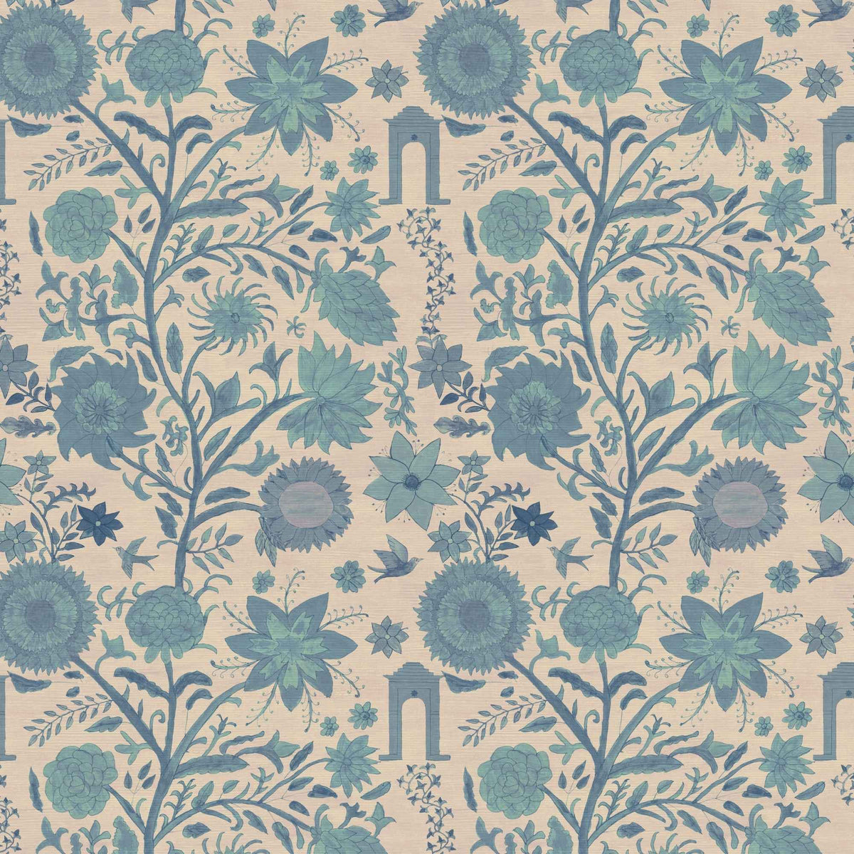 Wallpaper Indian Floral - Aimee