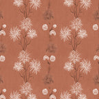 Bloemen behang | Khila - Tamba Copper