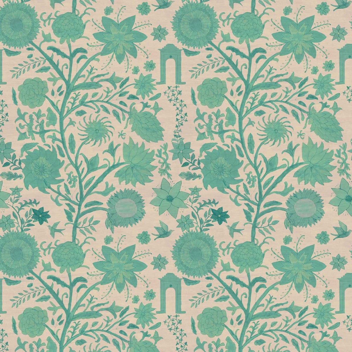 Wallpaper Indian Floral - Aimee