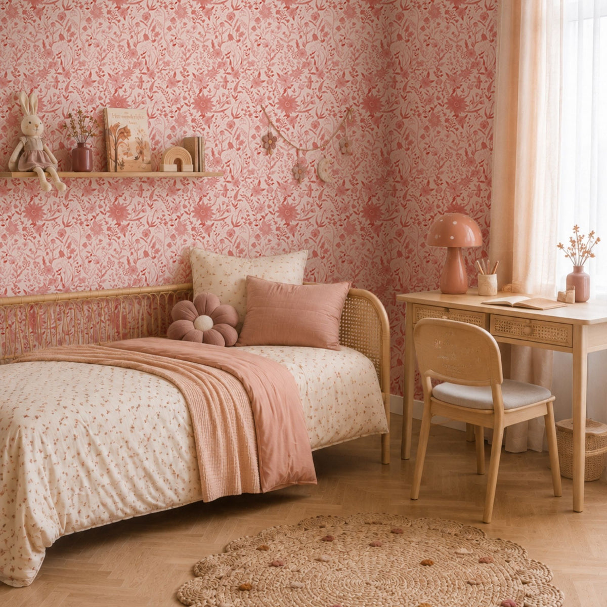 Wallpaper Indian Floral - Aimee