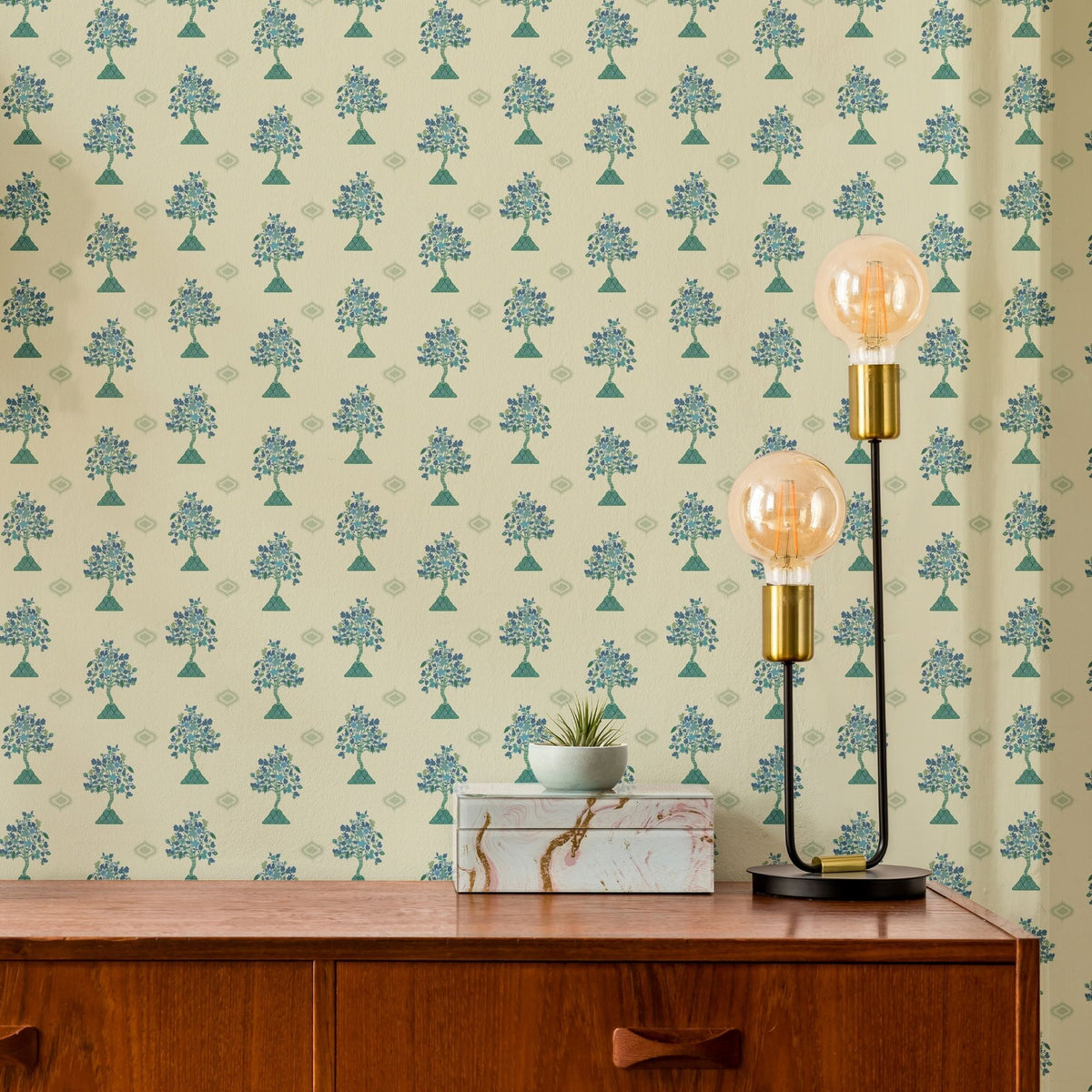 Wallpaper Indian Floral - Aimee