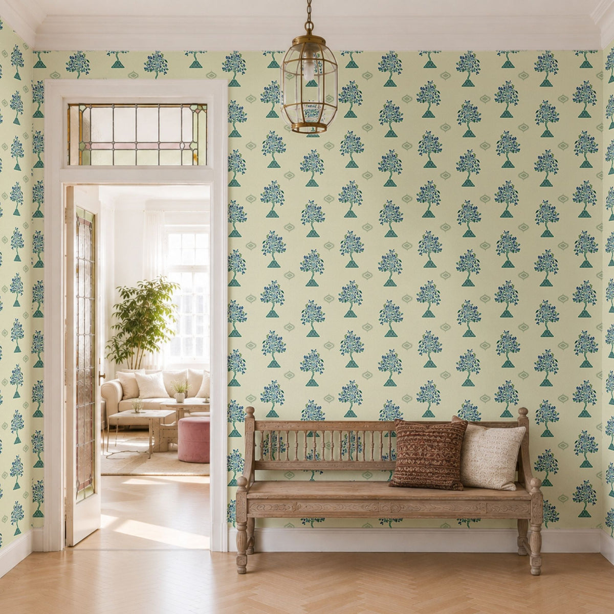 Wallpaper Indian Floral - Aimee