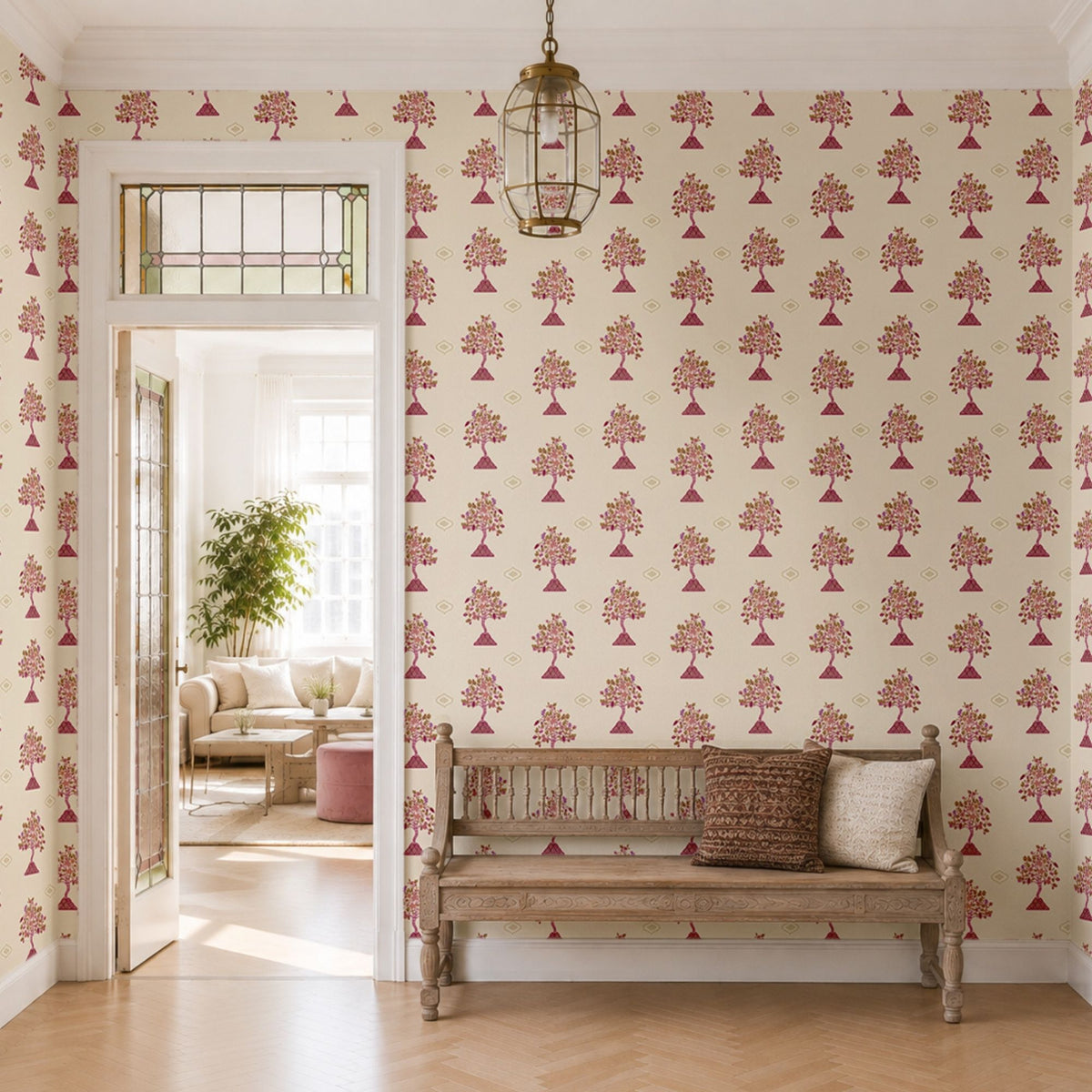Wallpaper Indian Floral - Aimee