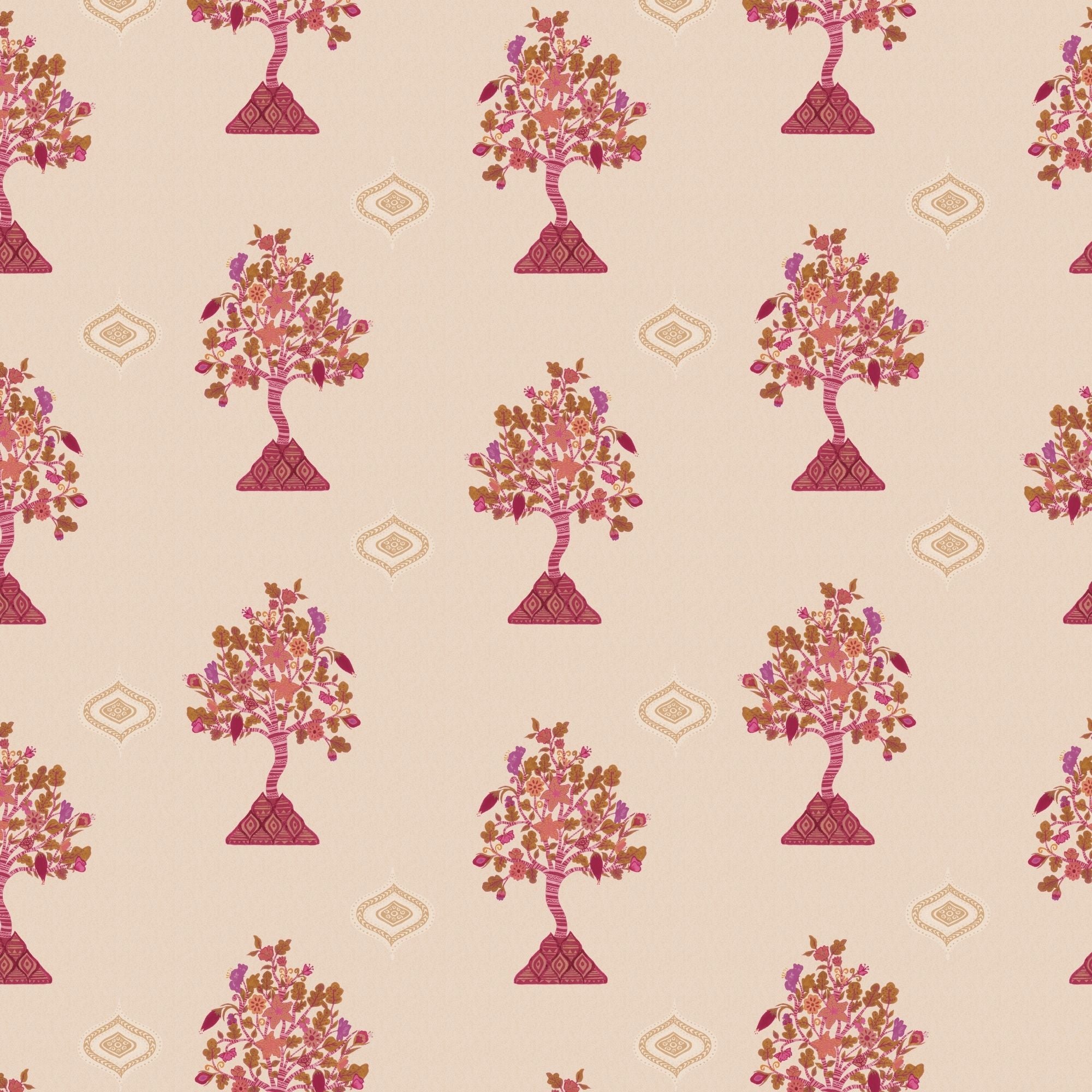 Wallpaper Indian Floral - Aimee Main image