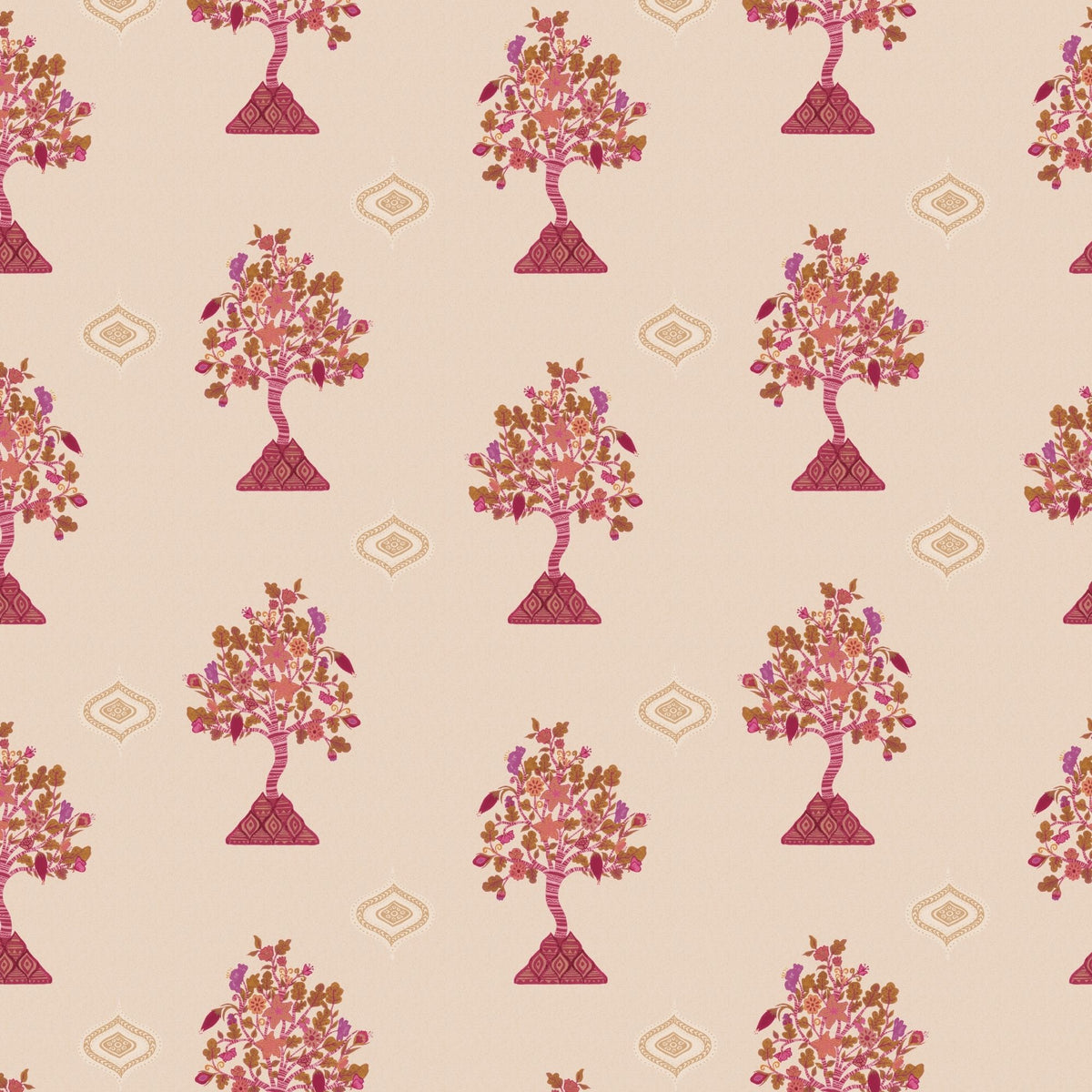 Wallpaper Indian Floral - Aimee