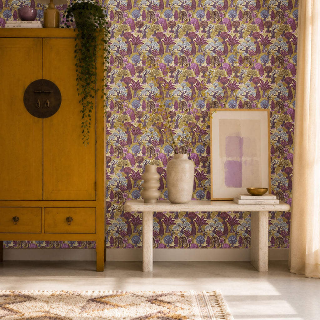 Wallpaper Indian Floral - Aimee