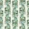 Bomen behang | Ushna Samanvay - Tropical Harmony - Mineral Green