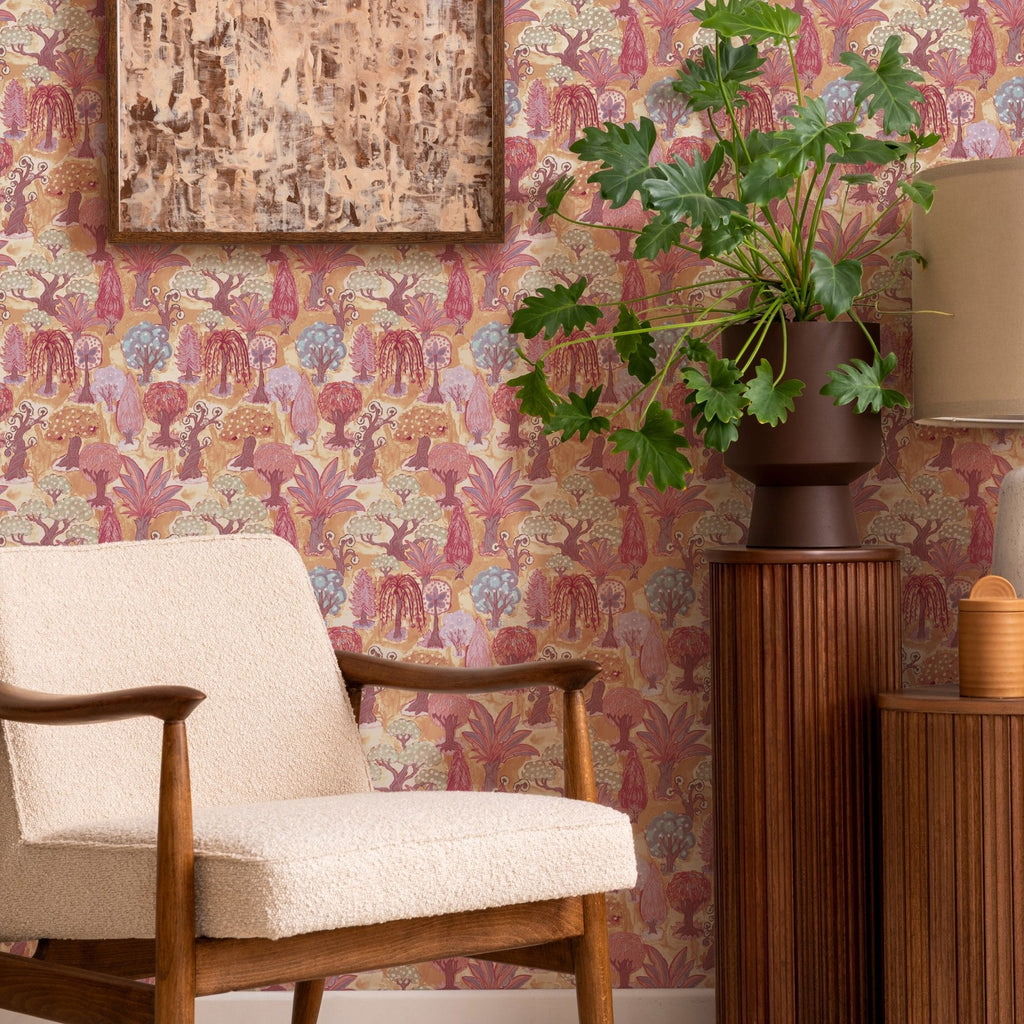 Wallpaper Indian Floral - Aimee
